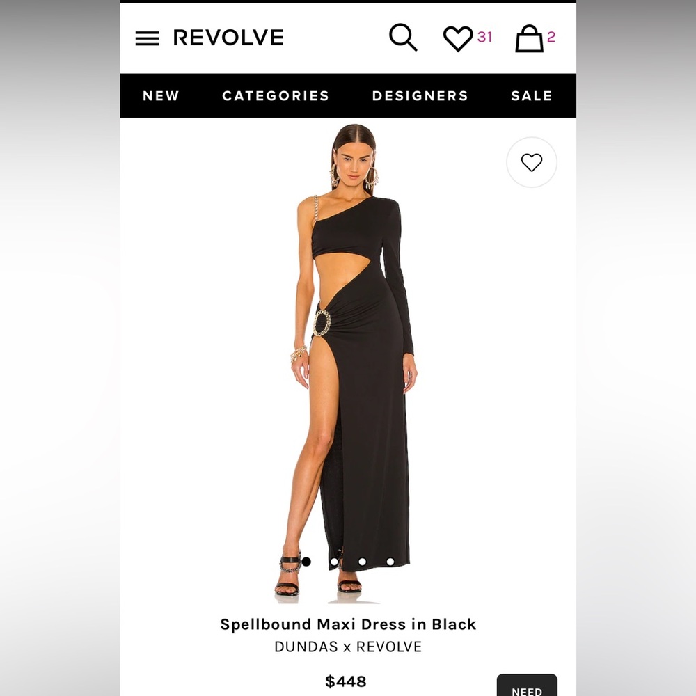 DUNDAS X REVOLVE SPELLBOUND MAXI DRESS